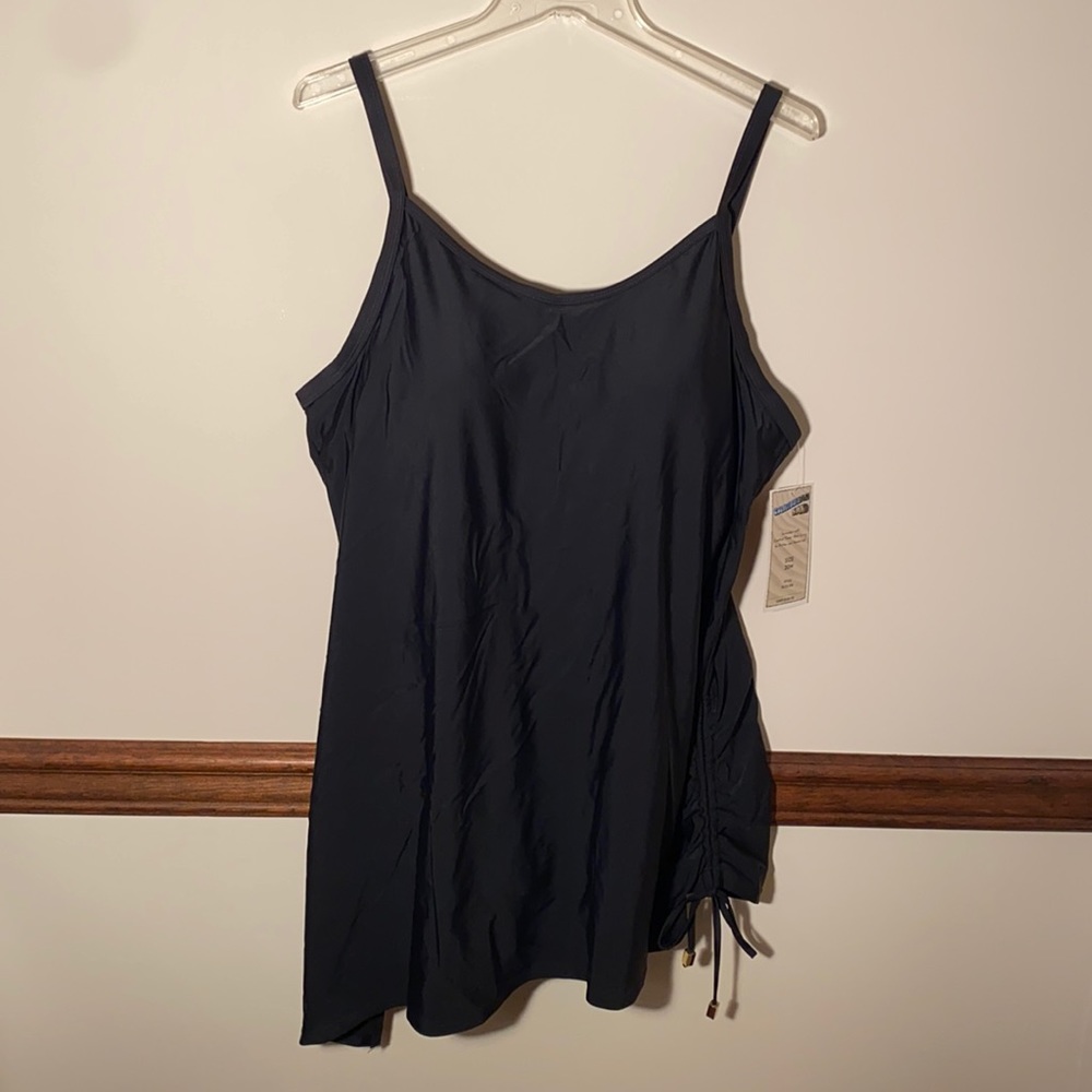 Caribbean Sand Black Swimdress